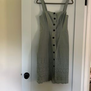 Gap linen midi dress!